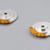 Killer Body Caliper Brake Disc 1/10 CNC Silver/Gold (2Pc)