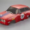 Killer Body Alfa Romeo 2000 Gtam 190mm Finished Body Red