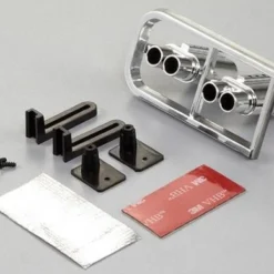 Killer Body Chrome Double Exhaust Pipe W/O Led