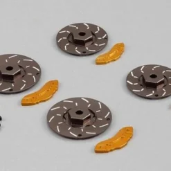 Killer Body Caliper Brake Disc Grey/Gold 4Pc (CNC Aluminum)